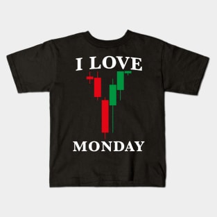 I Love Monday Kids T-Shirt